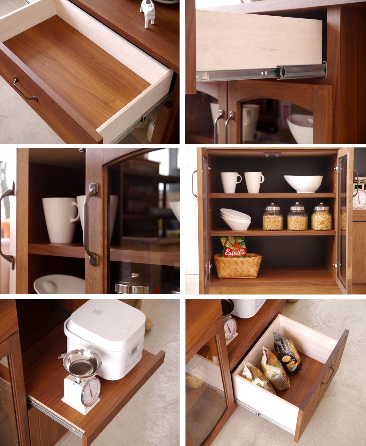 Amazon｜大川家具 GART カウンター MONT (モント) 120cm幅 [日本